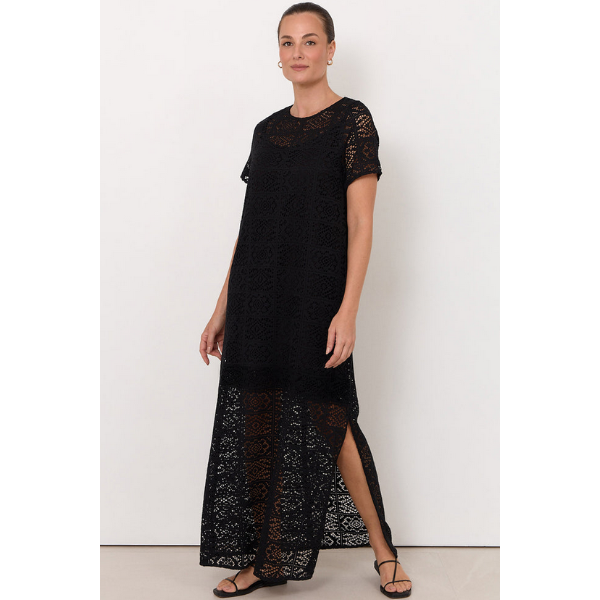 Lottie Lace Maxi Dress | The Designer Bank