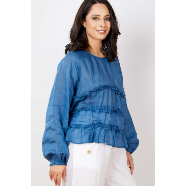 Horizontal Frill Top