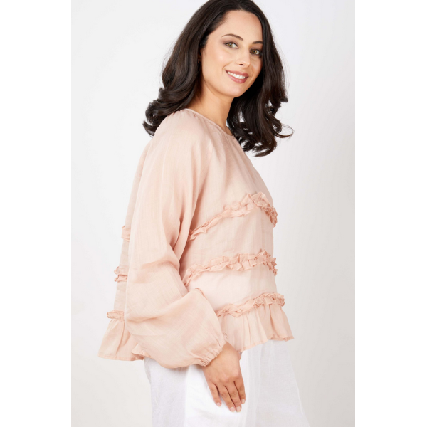 Horizontal Frill Top
