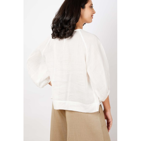 Pleated Stitch Top