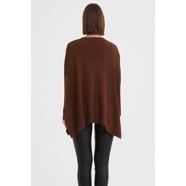 V Neck Batwing Knit