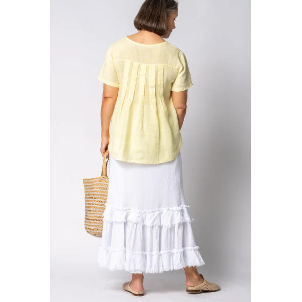 Arista Linen Top
