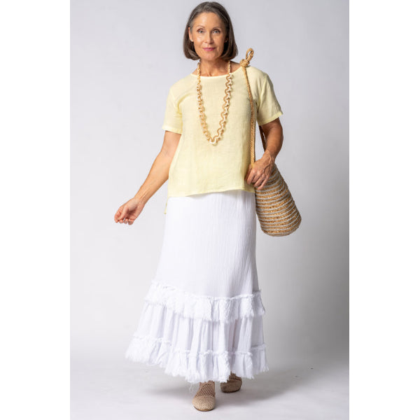 Arista Linen Top