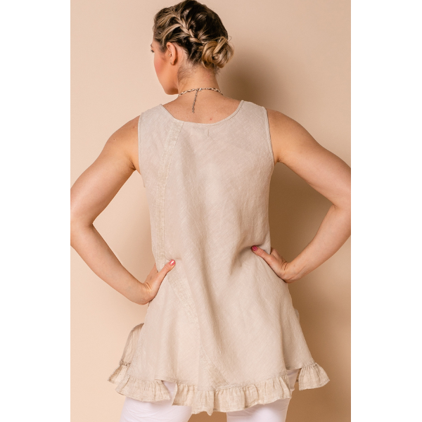 Bethany Linen SInglet