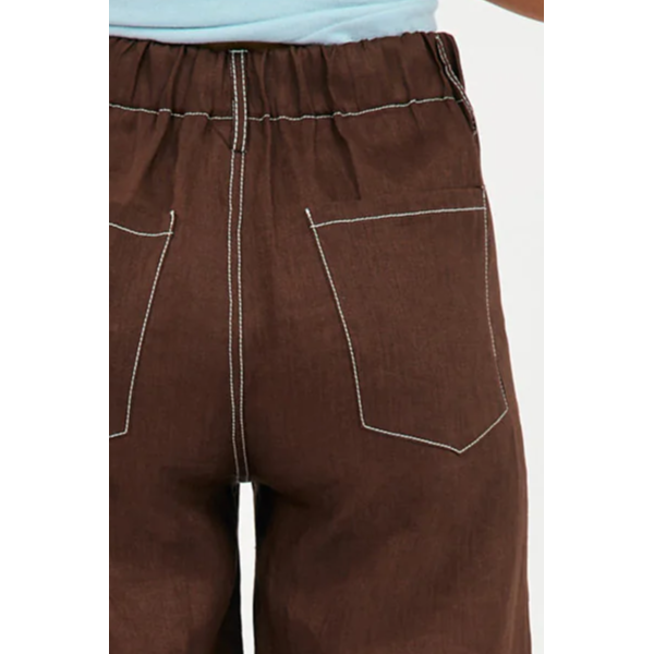 Chandler Drawstring Linen Pants