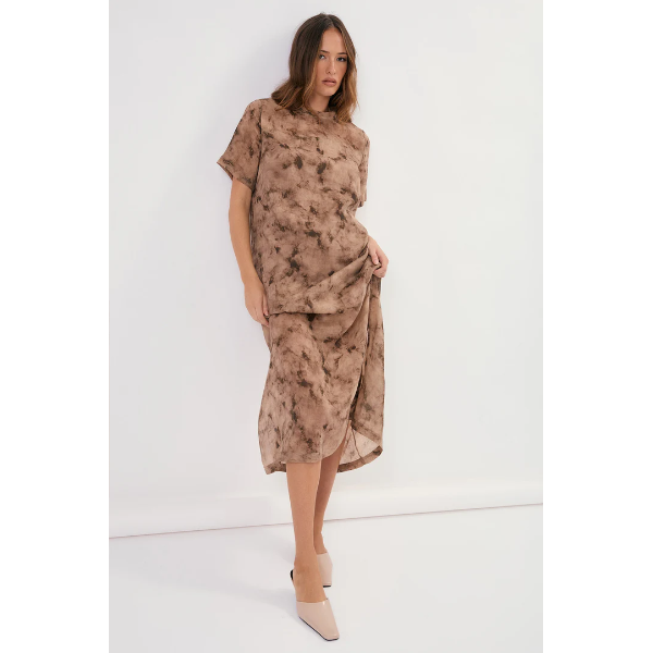 Chicago Print Maxi dress