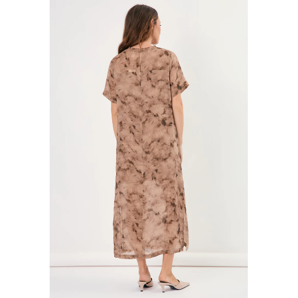 Chicago Print Maxi dress