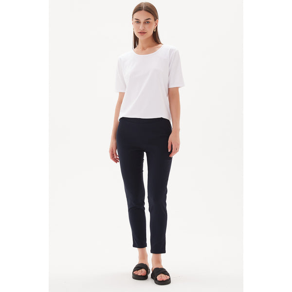 Straight Crop Pant - High Ankle