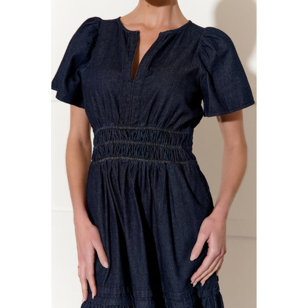 Eliana Light Weight Short Denim Dress