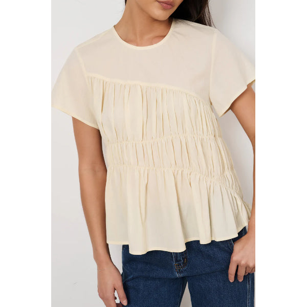 Evren Cap Sleeve Top