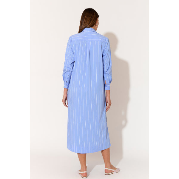 Faith Poplin Stripe Shirt Dress