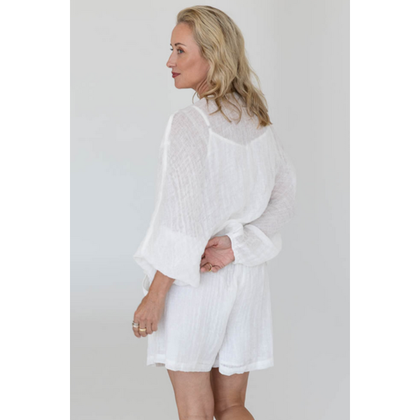 Kosa Reversible Linen Top