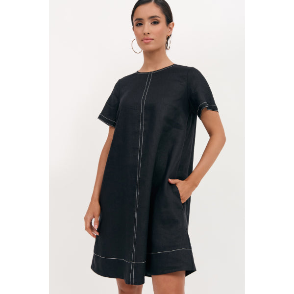 Lexi Contrast Stitch Dress