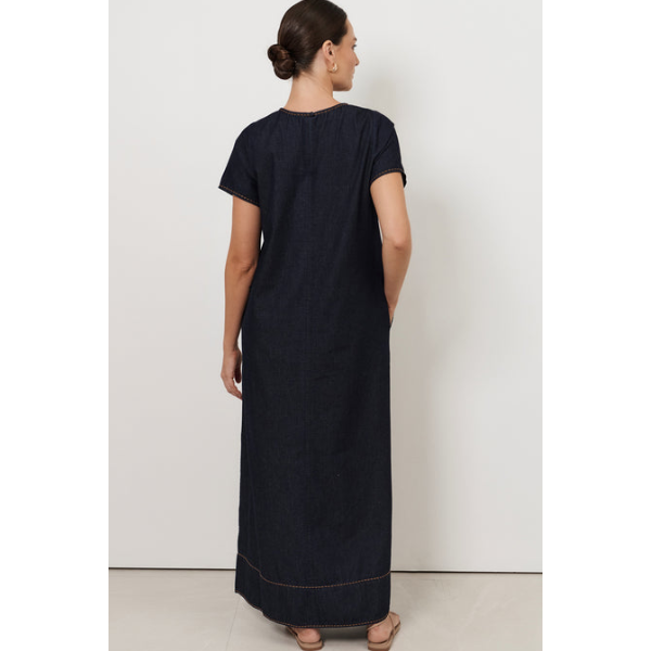 Lottie Light Weight Denim Maxi Dress