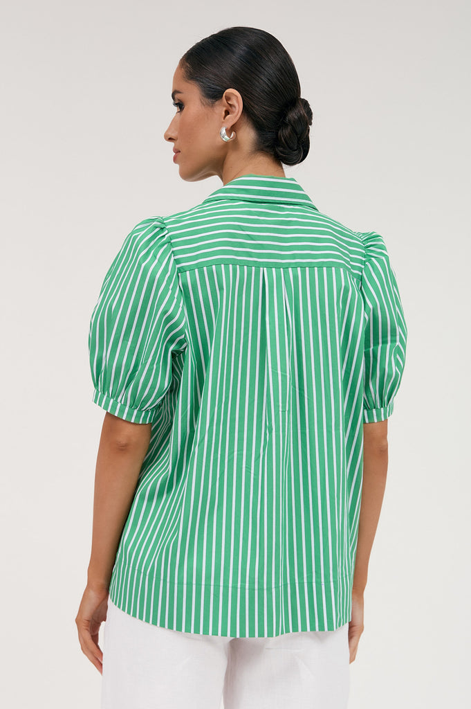 Louise Poplin Stripe Shirt