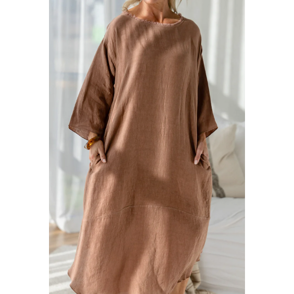 The Malle Linen Dress