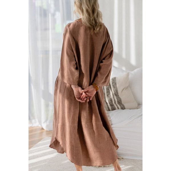 The Malle Linen Dress