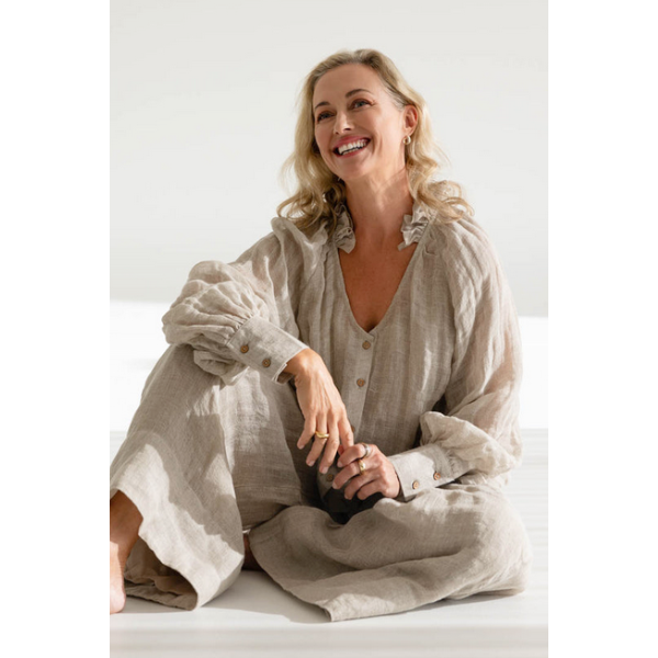Mika Linen Blouse