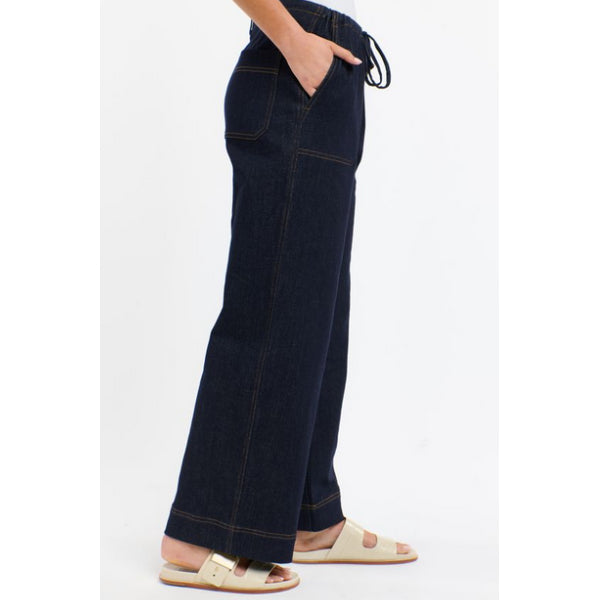 Misha Drawcord Denim Pants
