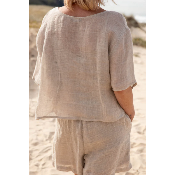 Olivia Linen Top
