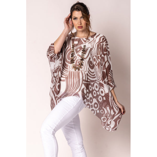 Olivine Silk Top