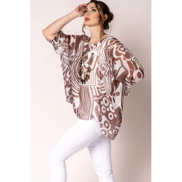 Olivine Silk Top