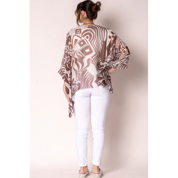 Olivine Silk Top