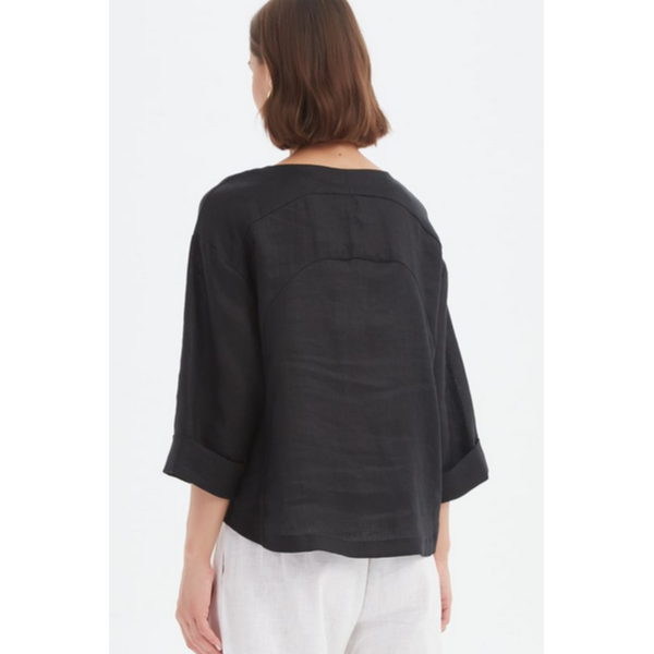 Pleat Hem Top