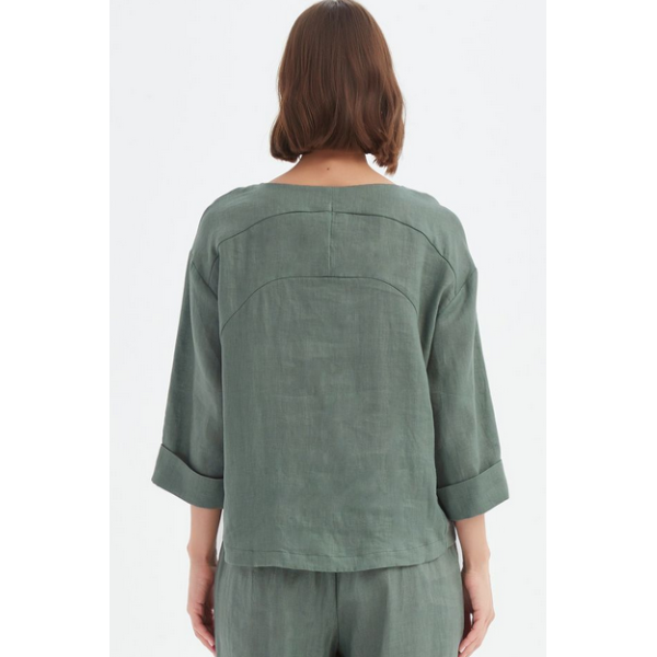 Pleat Hem Top