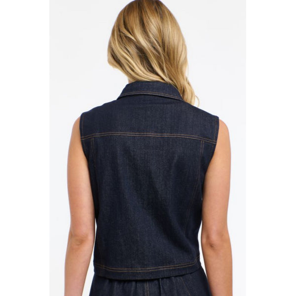 Pocket Rocket Denim Vest