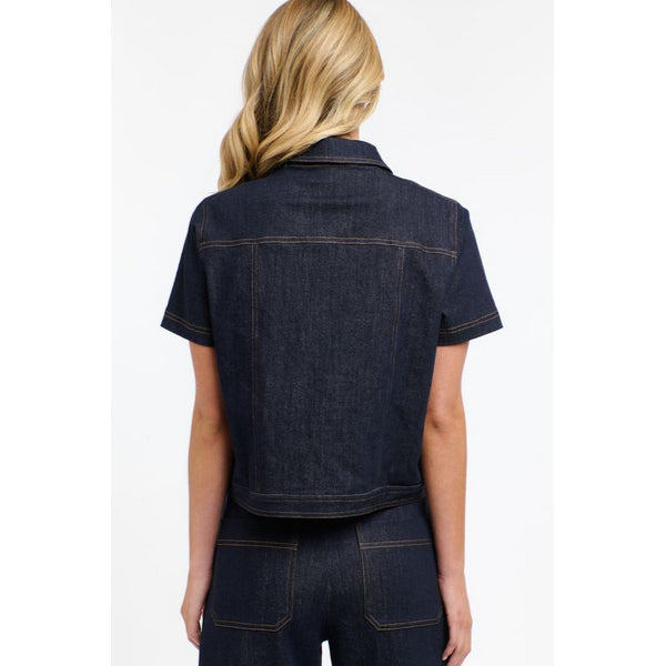 Raffi Short Sleeve Denim Jacket