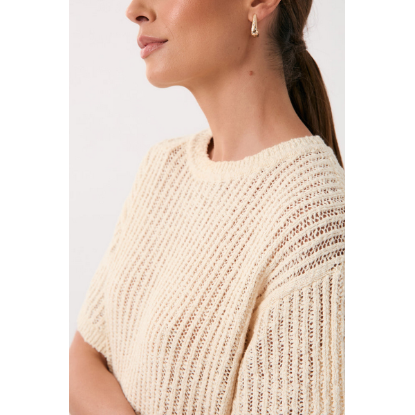 Shayla Short Sleeve Cotton Knit