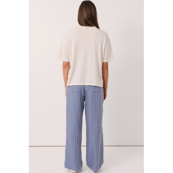 Stevie Striped Cupro Pants