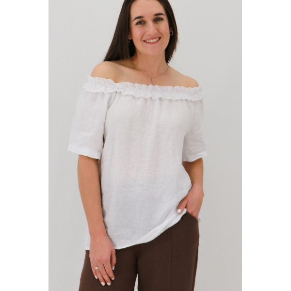 Italia Sweet Ruffle Blouse