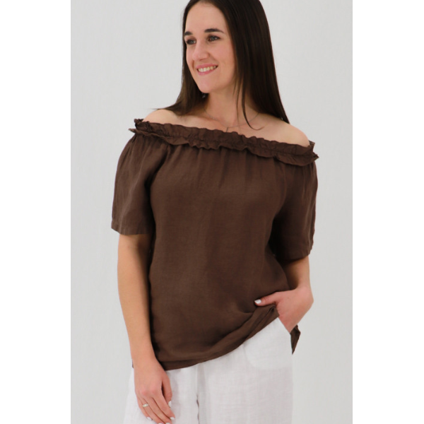 Italia Sweet Ruffle Blouse