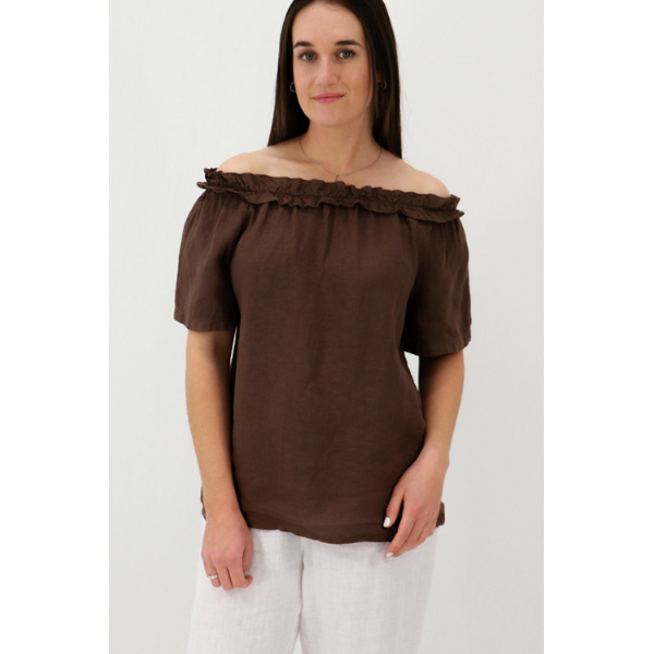 Italia Sweet Ruffle Blouse