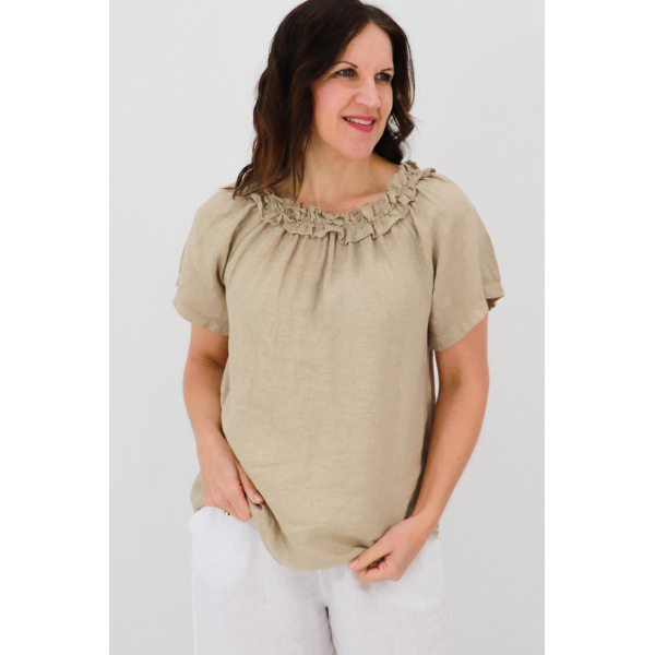 Italia Sweet Ruffle Blouse