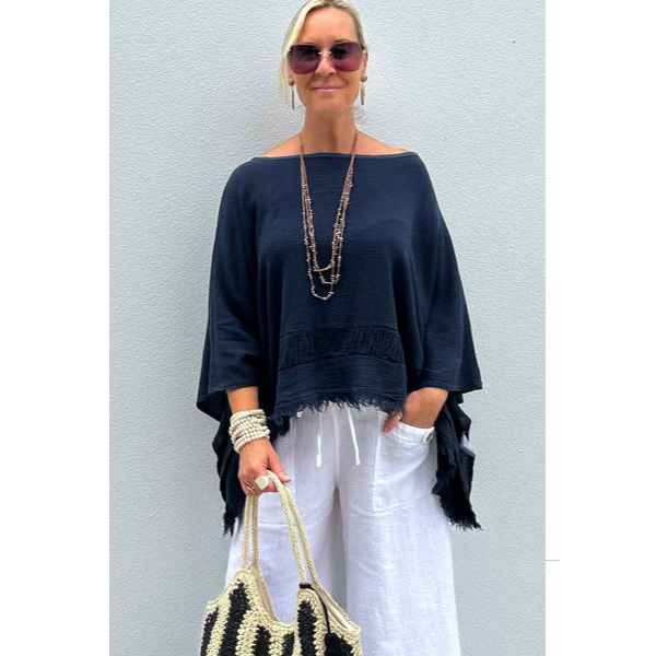 Teegan Linen Top