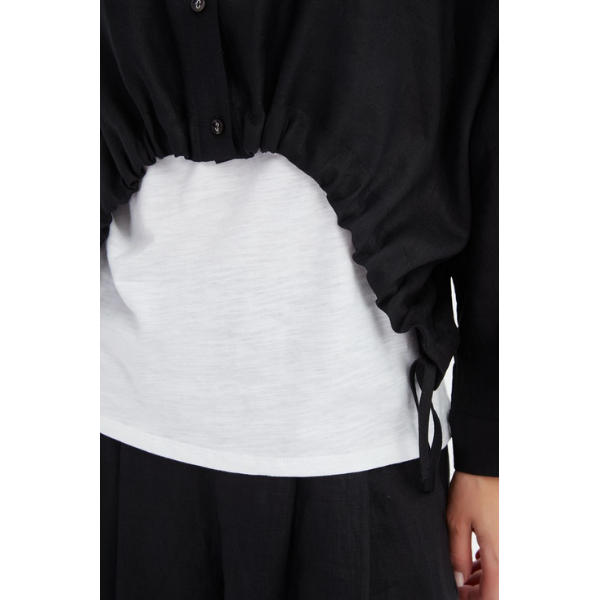 Wide Crop Overshirt