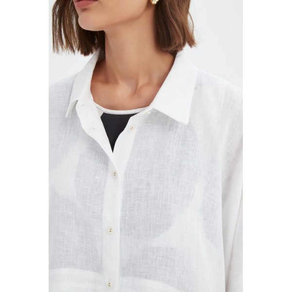 Wide Crop Overshirt